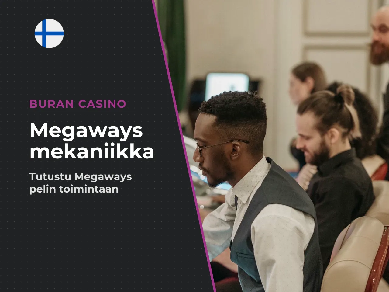 Megaways-mekaniikka pelissä. Megaways-mekaniikassa jokaisen rullan symbolimäärä