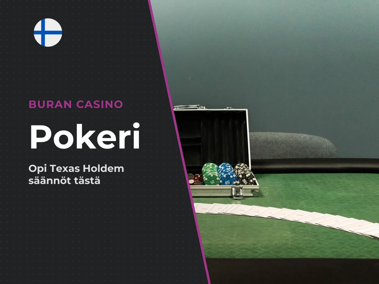 Poker säännöt, Texas Hold'em, live dealer
