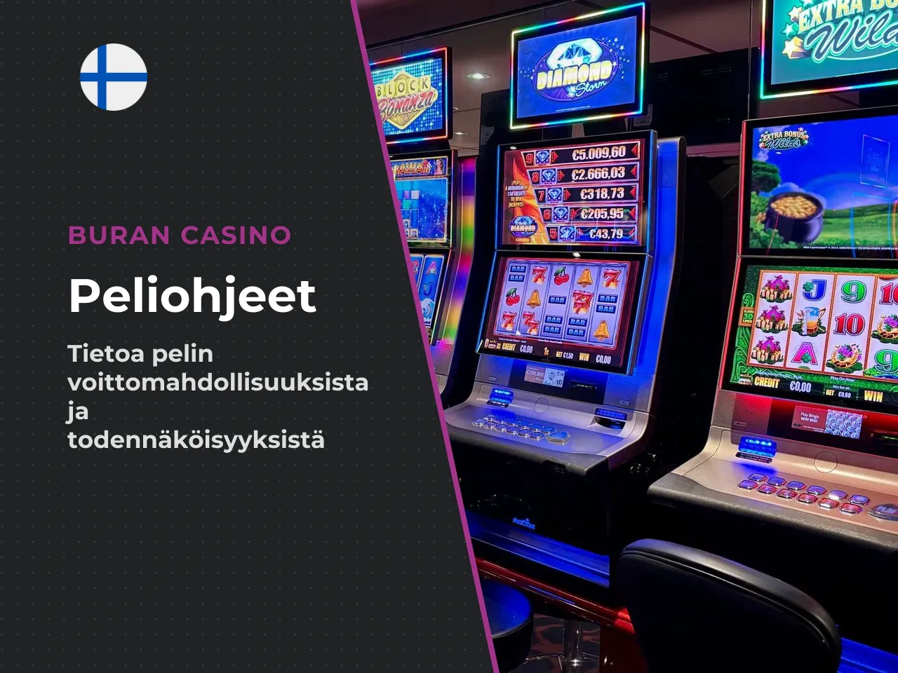 Huomio RTP ja maksimivoitto ovat teoreettisia