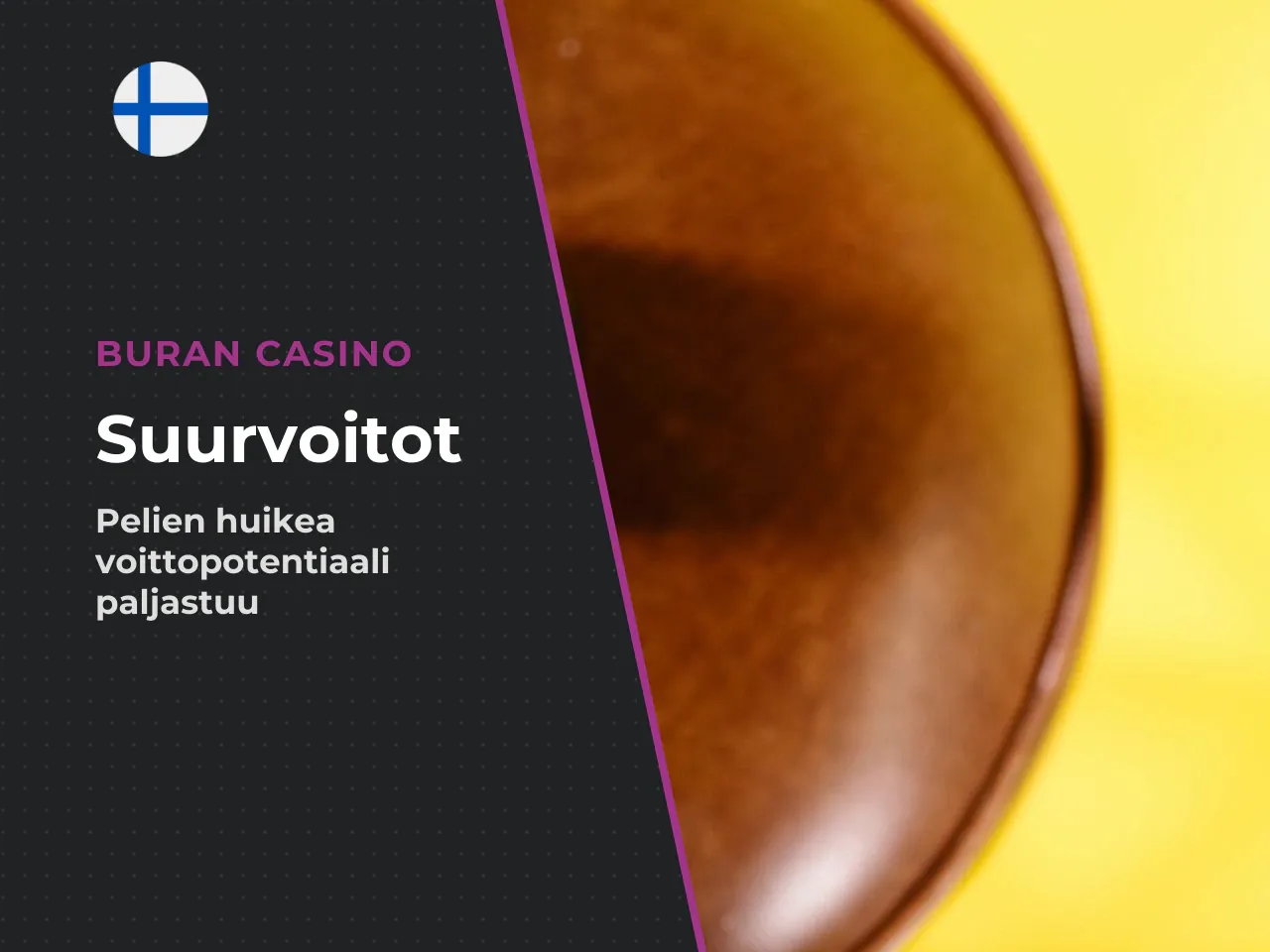 Reaalimaailman esimerkki jättivoitosta big win data