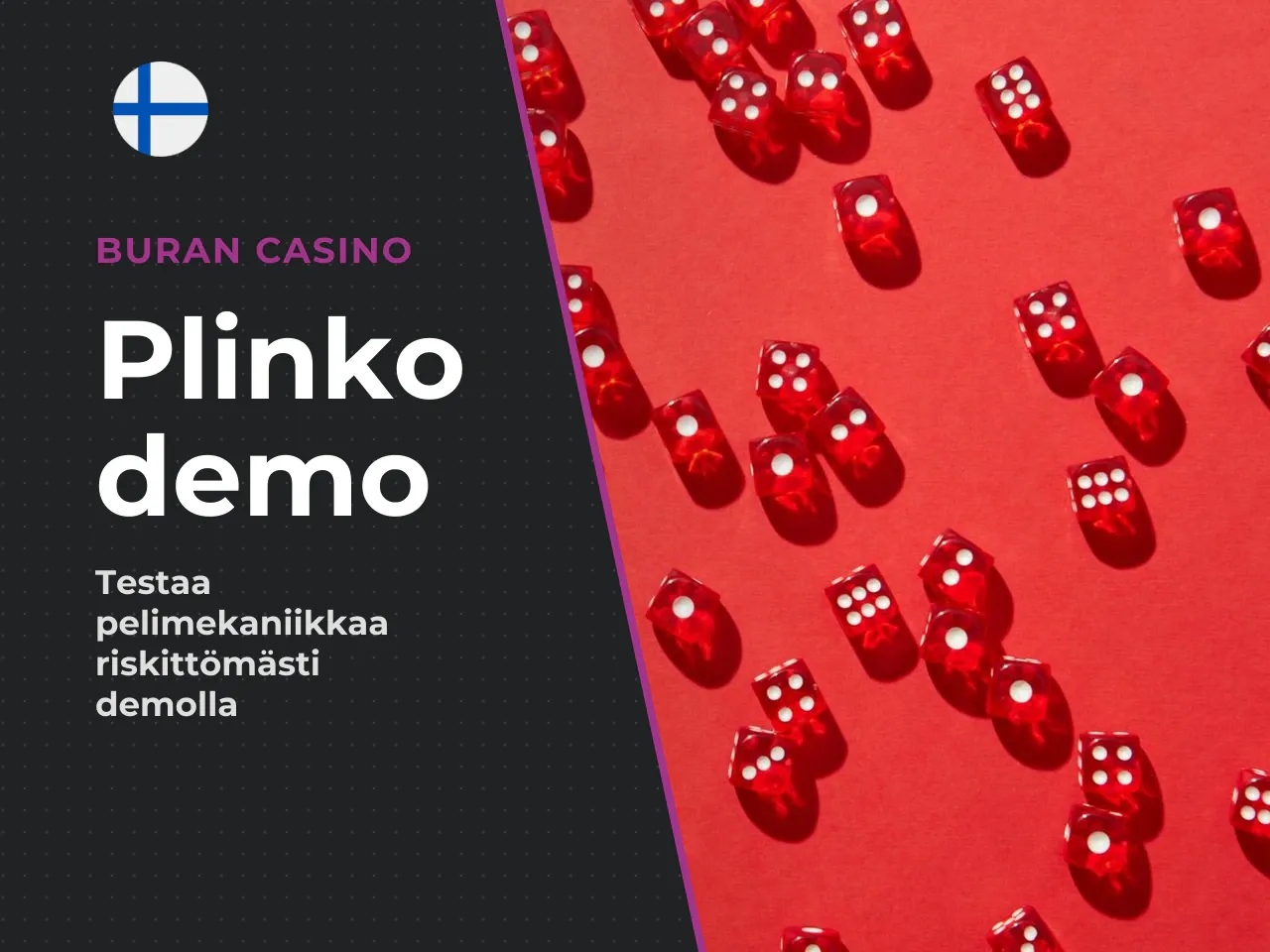 Mitä Plinko-demoversiossa voi testata . Plinko