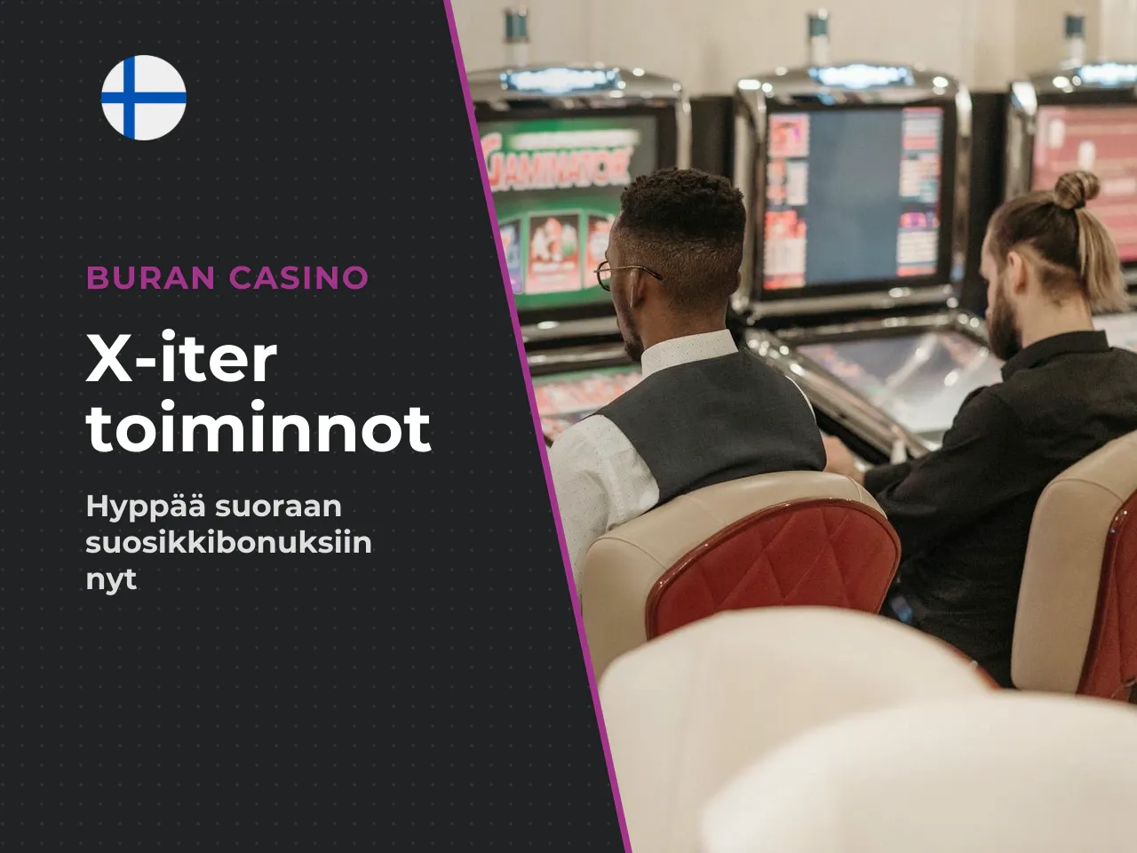 X-iter -ostotoiminnot kaikki viisi tilaa. ELK