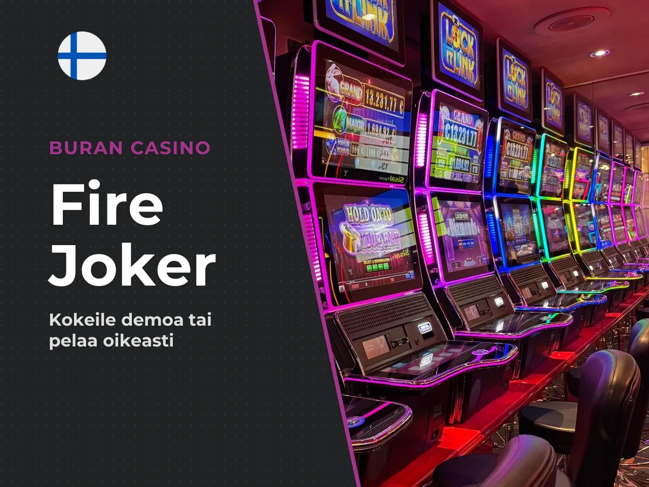 Fire Joker demo vai oikea raha