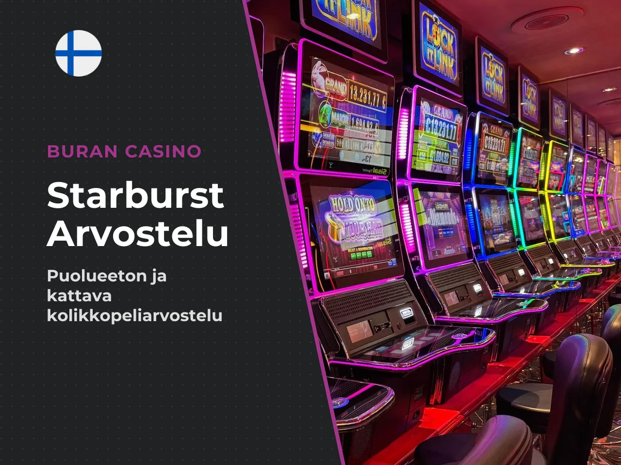 Arvostelun tekijä KasinoKompassi-toimitus, testivastaavana Elina Rautio