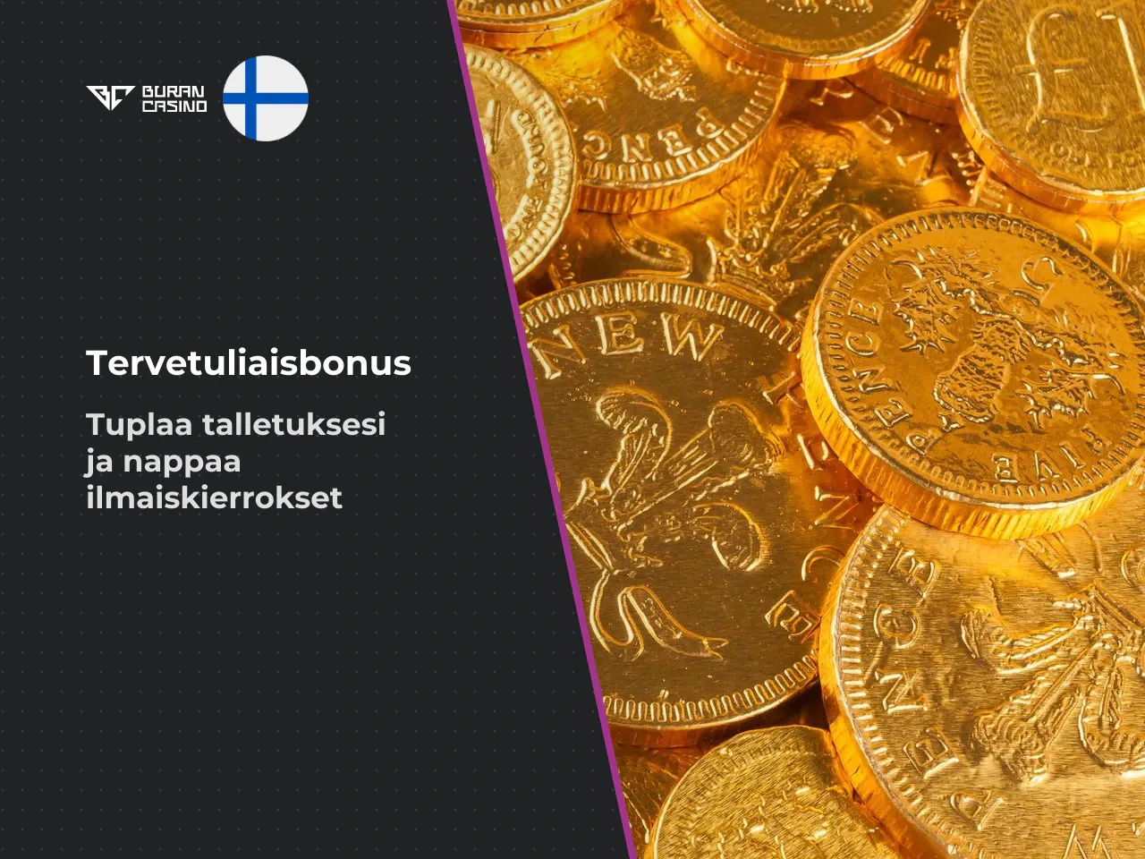 Tervetuliaisbonus ja free spins. Buran Casino