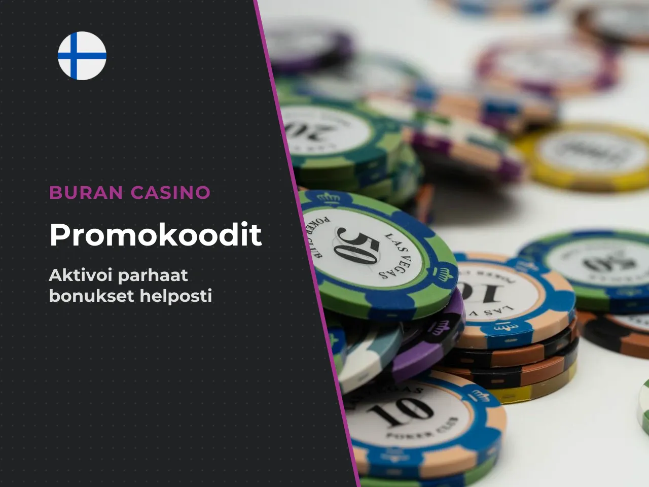 Buran Casino promo code mistä löytää