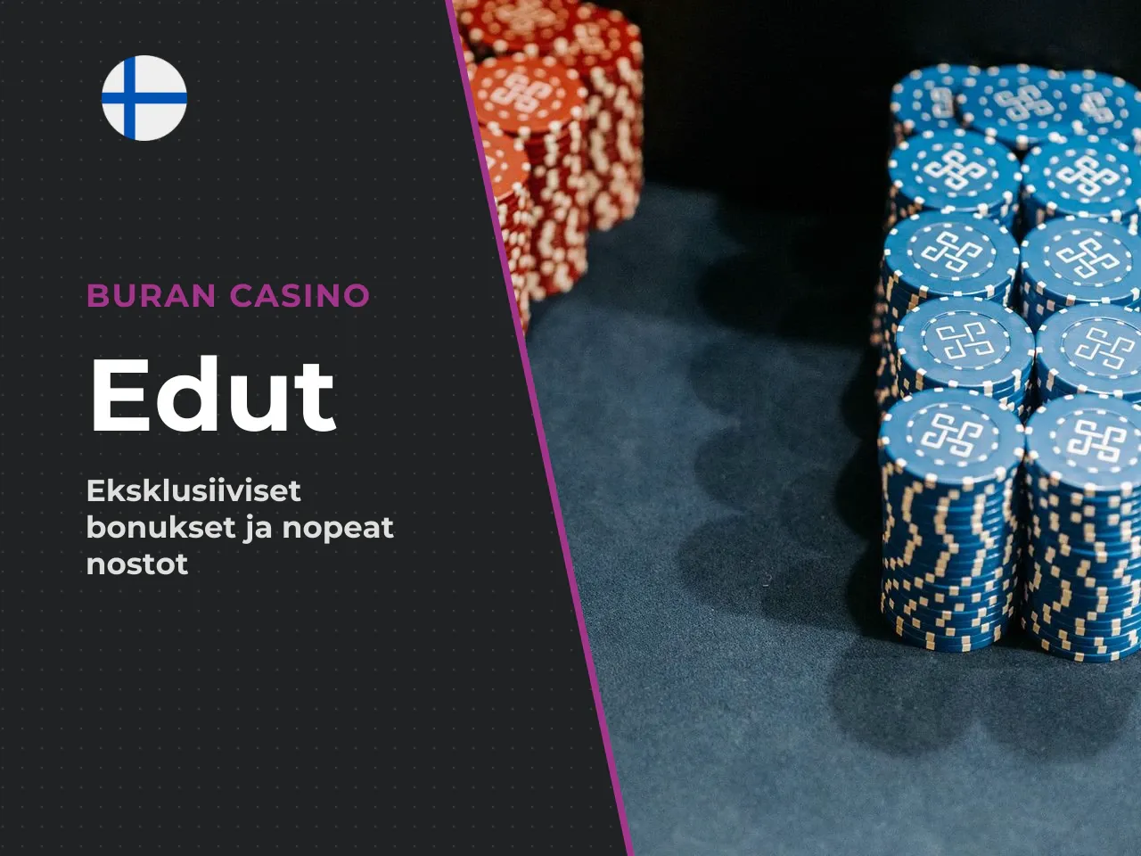 Buran Casino plussat ja miinukset. Plussat