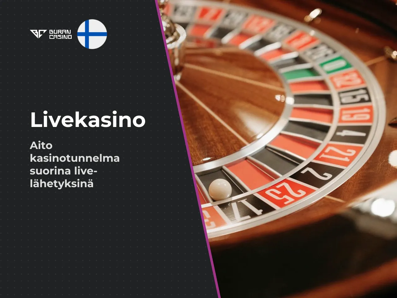 Live casino ja pöytäpelit. Live casino