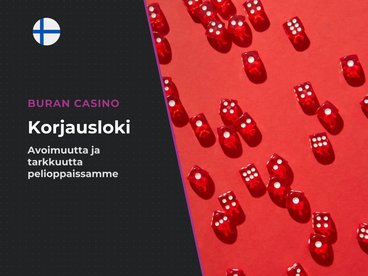 Liite A Toimituksellinen korjausloki läpinäkyvyys