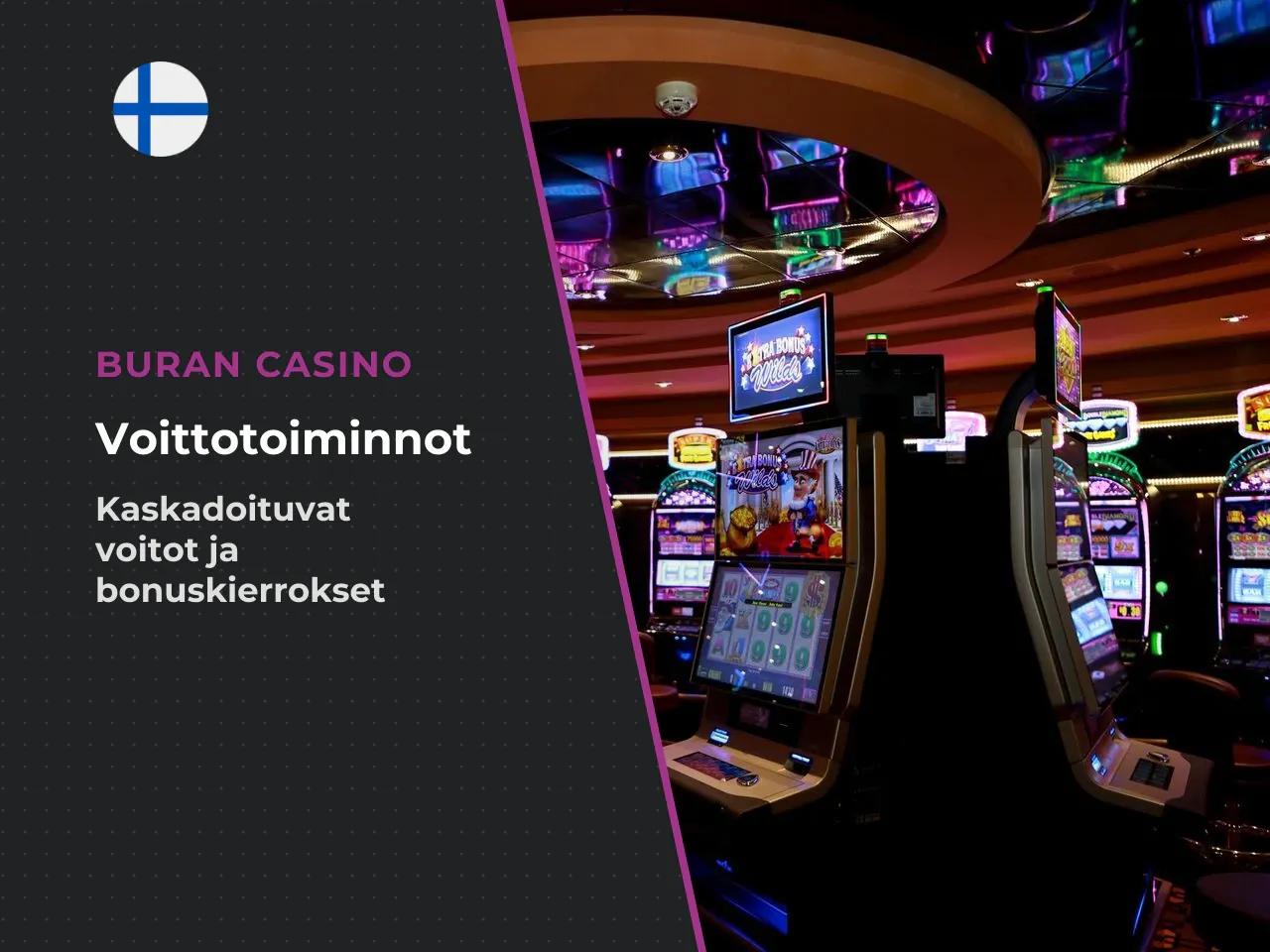 Kasvavat voittoketjut ja uusintakierrokset Tumble, kaskadit