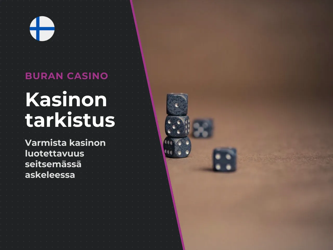 Tarkistuslista kasinon ja lisenssin varmistaminen seitsemässä