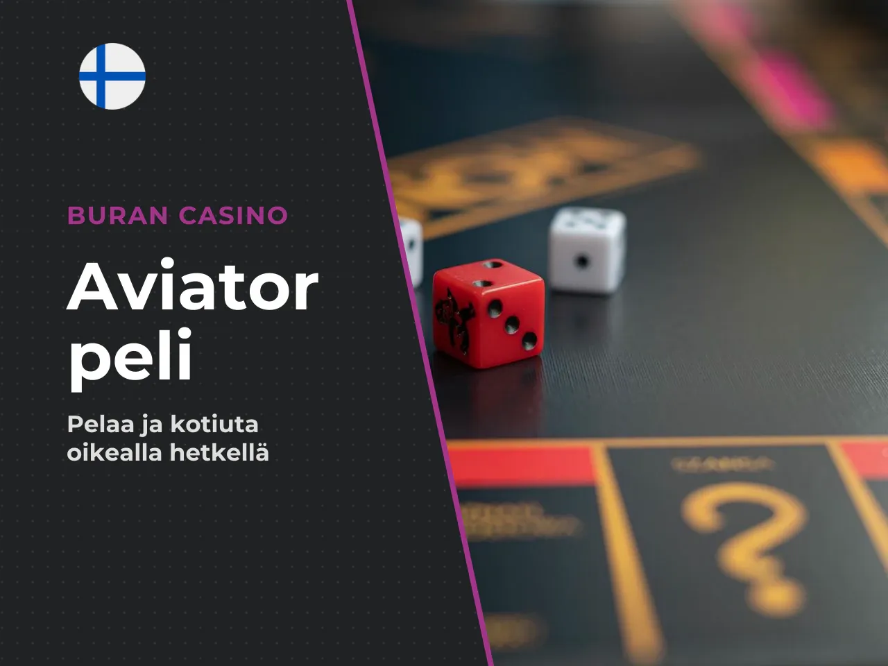 Panoksen asettaminen ja cashout oikealla hetkellä