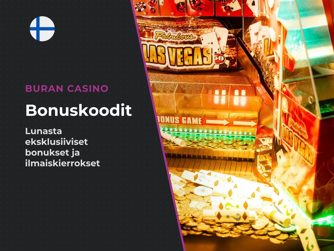 Buran Casino Bonus Code promokoodi, bonukset