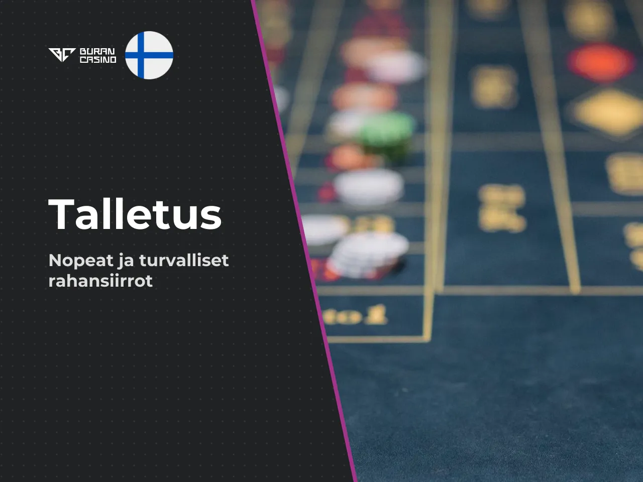 Tilin lataaminen ja käytettävissä olevat payment