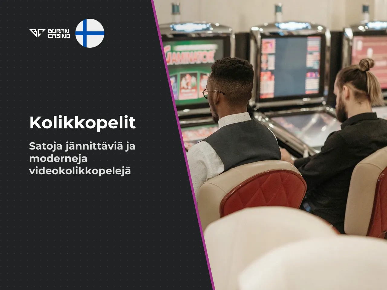 Kolikkopelit ja muut peliautomaatit. Kolikkopelit muodostavat