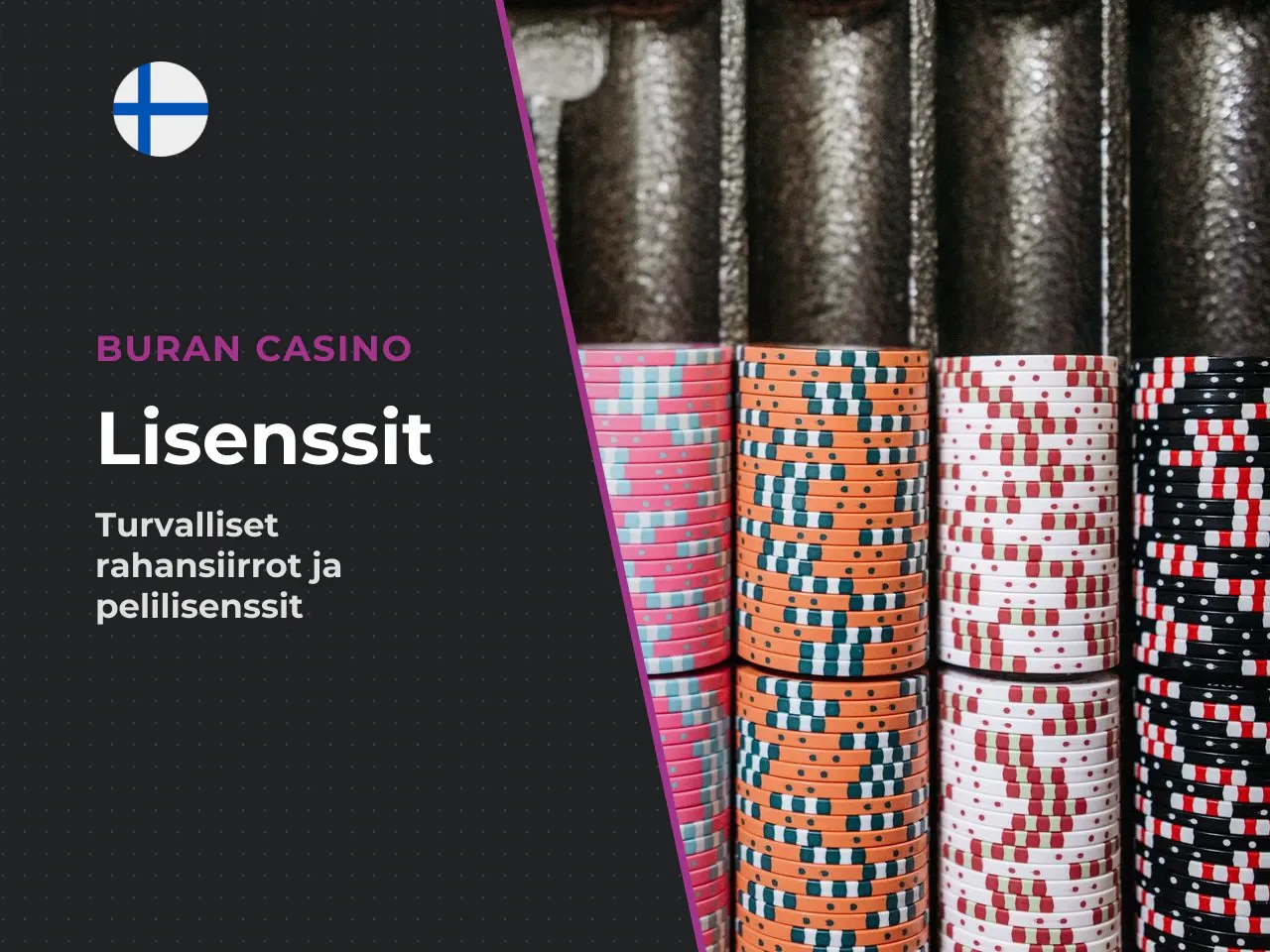 Lisenssi, turvallisuus ja rahojen käsittely. Buran